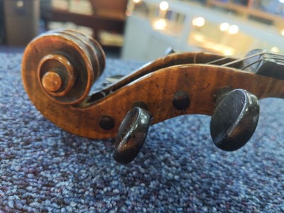 Lot 615 - A STAINER COPY 3/4 SIZE VIOLIN