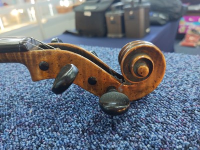 Lot 615 - A STAINER COPY 3/4 SIZE VIOLIN