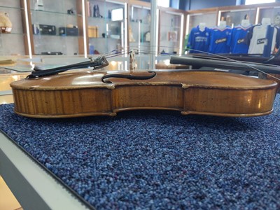 Lot 615 - A STAINER COPY 3/4 SIZE VIOLIN