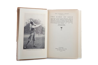 Lot 1578 - THE GAME OF GOLF, MANY AUTHORS