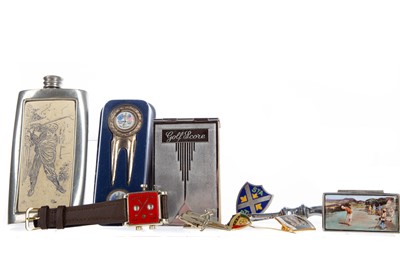 Lot 1589 - A COLLECTION OF GOLFING INTEREST ITEMS