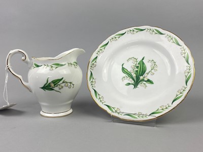 Lot 9 - A TUSCAN 'MAYTIME' PATTERN PART TEA SERVICE