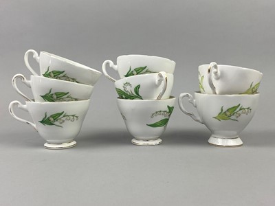 Lot 9 - A TUSCAN 'MAYTIME' PATTERN PART TEA SERVICE