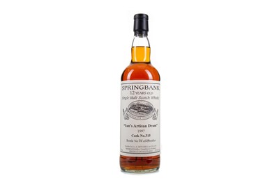 Lot 96 - SPRINGBANK 1997 12 YEAR OLD PRIVATE CASK #315 "IAN'S ARTISAN DRAM"