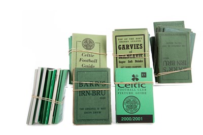 Lot 1601 - A COLLECTION OF CELTIC FOOTBALL GUIDE BOOKS