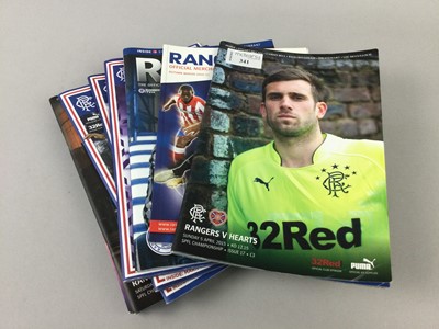 Lot 341 - A LOT OF RANGERS FC PROGRAMMES AND MAGAZINES