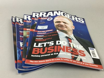 Lot 345 - A LOT OF RANGERS FC MAGAZINES