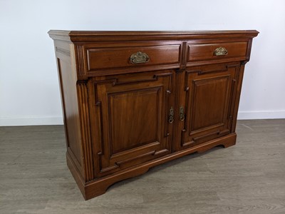 Lot 393 - A LATE VICTORIAN SIDEBOARD