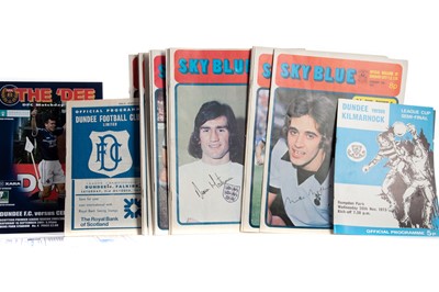 Lot 1615 - A COLLECTION OF SCOTTISH FOOTBALL PROGRAMMES