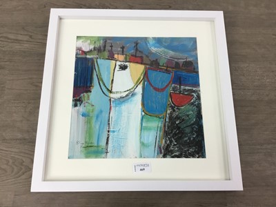 Lot 469 - BLUE MONDAY, A MIXED MEDIA