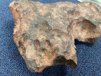 Lot 684 - A GIBEON IRON OCTAHEDRITE METEORITE OF GOOD SIZE AND ATTRACTIVE FORM