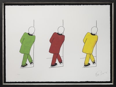 Lot 102 - THE THREE TEDS, A PRINT BY BILLY CONNOLLY