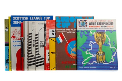 Lot 1616 - A WORLD CUP ENGLAND 1966 TOURNAMENT PROGRAMME, ALONG WITH OTHERS