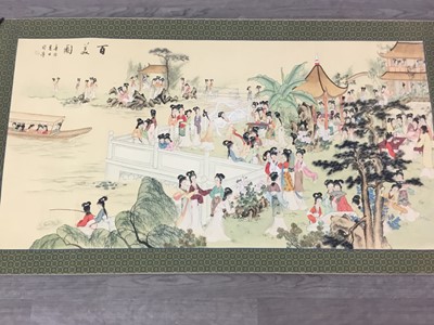 Lot 30 - A LOT OF THREE DECORATIVE CHINESE PRINTS