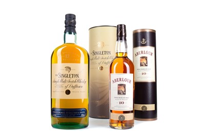 Lot 160 - SINGLETON OF DUFFTOWN 12 YEAR OLD AND ABERLOUR 10 YEAR OLD