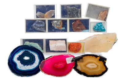 Lot 719 - A COLLECTION OF MINERAL SPECIMENS