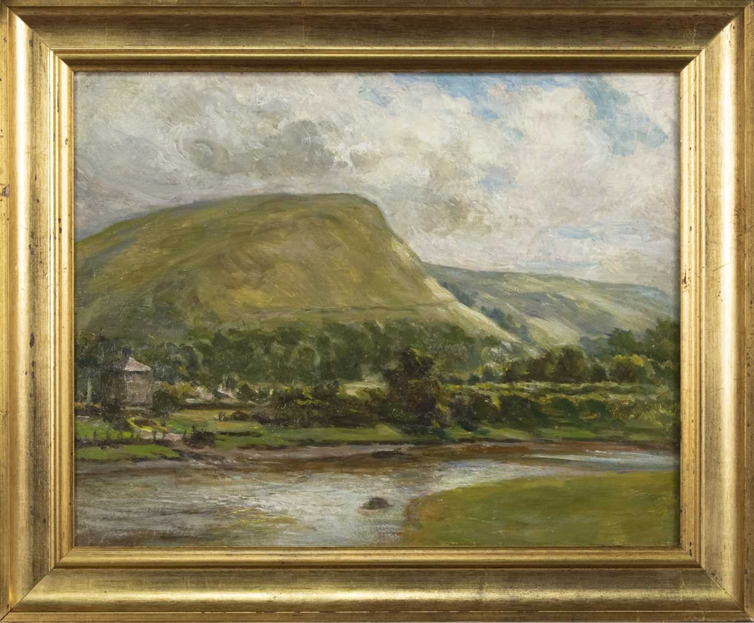 Lot 334 - HIGHLAND STREAM, AN OIL BY MAUD NEALE