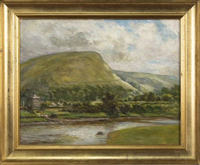 Lot 334 - HIGHLAND STREAM, AN OIL BY MAUD NEALE