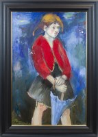 Lot 318 - * BASIA ROSZAK, THE HIGHLAND'S PRIDE oil on...