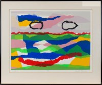 Lot 319 - * DOUGLAS THOMPSON, CLOUDS screenprint, signed,...