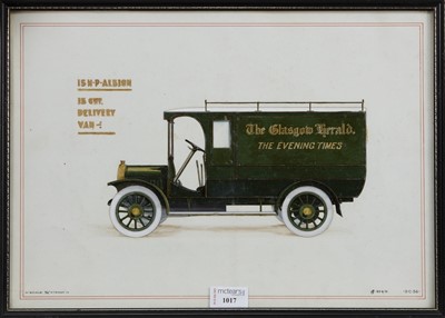 Lot 1017 - SCOTTISH AUTOMOTIVE INTEREST - ALBION MOTORS OF GLASGOW