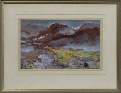 Lot 113 - STATHAIN FROM MOREFIELD HILL, A MIXED MEDIA BY JAMES HAWKINS