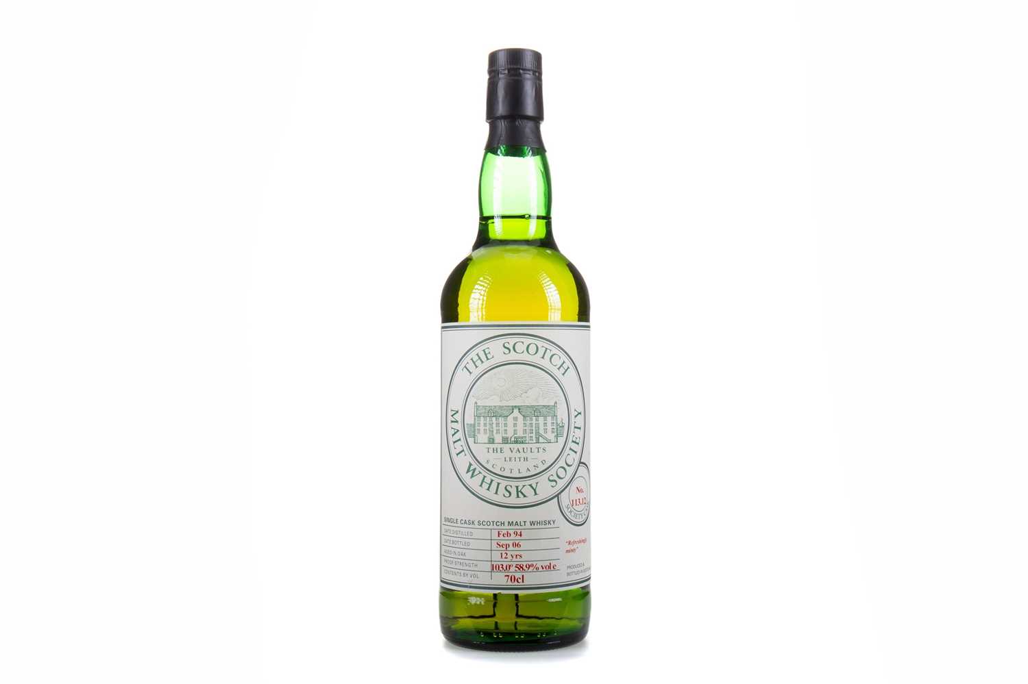 Lot 9 - SMWS 113.12 BRAES OF GLENLIVET (BRAEVAL) 1994 12 YEAR OLD