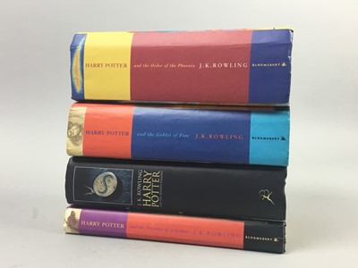 Lot 48 - A FIRST EDITION' HARRY POTTER AND THE HALF-BLOOD PRINCE' AND OTHER HARRY POTTER BOOKS