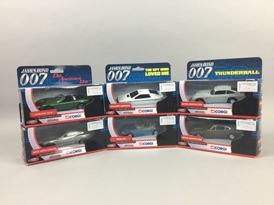 Lot 125 - A GROUP OF JAMES BOND 007 CORGI DIE-CAST MODEL VEHICLES