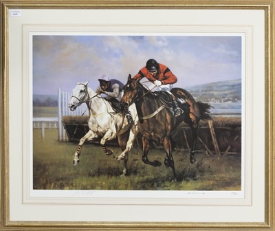 Lot 1635 - DAWN RUN'S 1984 CHAMPION HURDLE SIGNED LIMITED EDITION PRINT