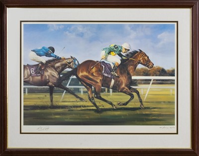Lot 1637 - ROYAL ACADEMY'S 1990 BREEDERS CUP MILE SIGNED LIMITED EDITION PRINT