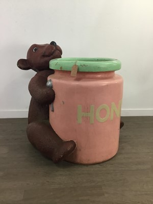 Lot 535 - A BEAR AND HONEYPOT FAIRGROUND REFUSE COVER