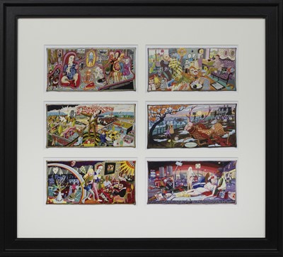 Lot 178 - THE VANITY OF SMALL DIFFERENCES, LITHOGRAPHS BY GRAYSON PERRY