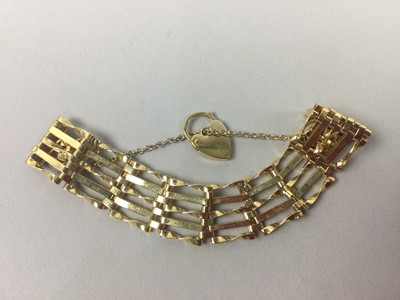 Lot 229 - A COLLECTION OF GOLD PLATED AND OTHER JEWELLERY