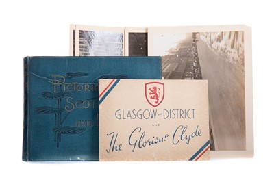 Lot 1055 - A SET OF ELEVEN PHOTOGRAPHS OF GLASGOW AND TWO VOLS.
