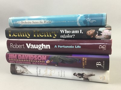 Lot 265 - A LOT OF FIVE AUTOGRAPHED BOOKS