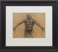 Lot 364 - * PETER HOWSON OBE, STUDY FOR CHRISTOS ANESTE...