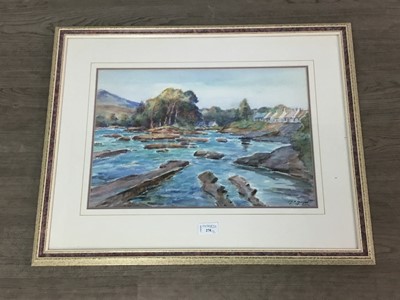 Lot 278 - A PAIR OF WATERCOLOURS BY J K MAXTON