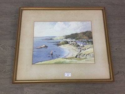 Lot 284 - DUNURE, A WATERCOLOUR BY A STEWART