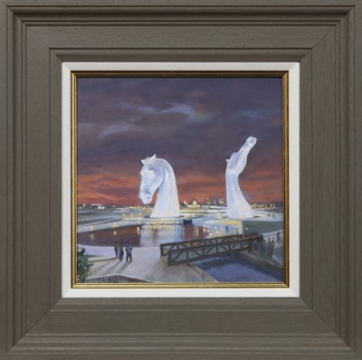 Lot 206 - LEGEND OF THE KELPIES, AN OIL BY WILLIAM DOBBIE