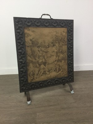 Lot 318 - TWO FRAMED TAPESTRIES AND TWO OTHERS