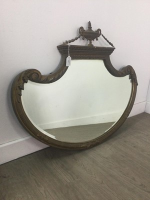 Lot 310 - A REGENCY STYLE WALL MIRROR