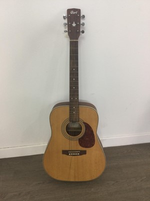 Lot 345 - A CERT SIX STRING ACCOUSTIC GUITAR AND ANOTHER