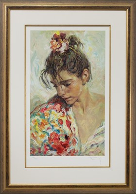 Lot 176 - A SIGNED LIMITED EDITION SERIGRAPH BY JOSE ROYO