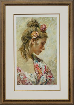 Lot 173 - A SIGNED LIMITED EDITION SERIGRAPH BY JOSE ROYO