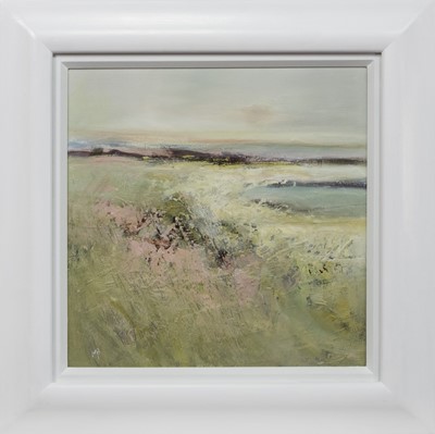 Lot 239 - SEA PINKS, AN OIL BY MAY BYRNE