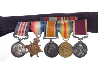 Lot A WWII MEDAL GROUP AWARDED TO SJT. A. MORRISON