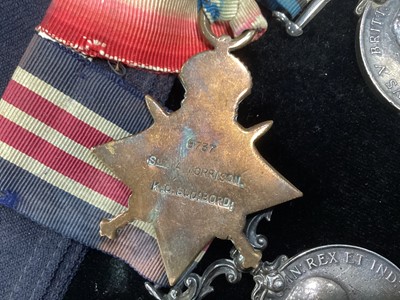 Lot 95 - A WWI MEDAL GROUP AWARDED TO SJT. A. MORRISON