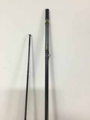 Lot 451 - A GREEN HEART SALMON ROD AND OTHER RODS