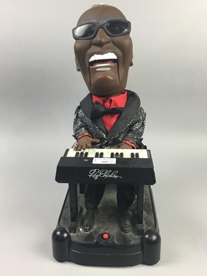 Lot 460 - A TOY MODEL OF RAY CHARLES AND VARIOUS SOFT TOYS